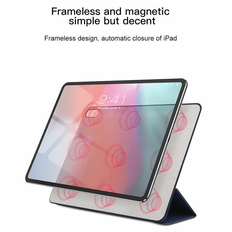 Bao Da iPad Pro 12.9 2018 Hiệu Basues Leather Chính Hãng thương hiệu mới được sản xuất và làm bằng chất liệu da nắp sau là nhựa PU cao Cấp , thiết kế da trơn sang trọng